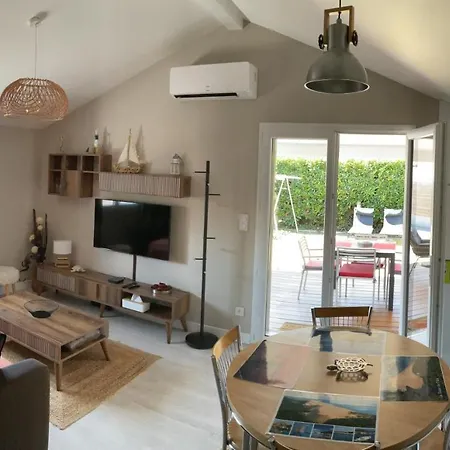 Chalet Tout Equipe, Terrasse Gujan-Mestras Exterior photo